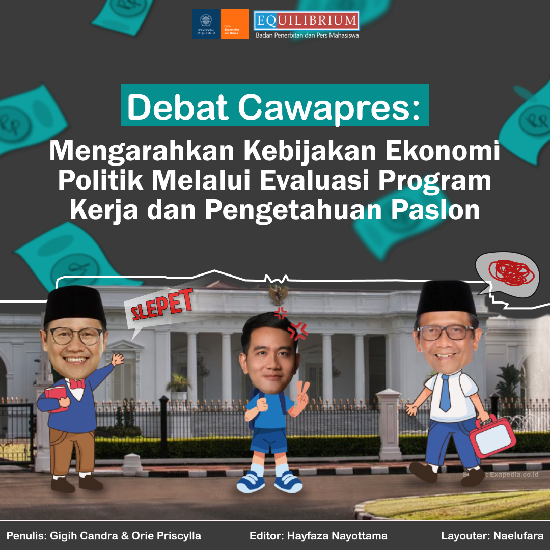 Debat Cawapres: Mengarahkan Kebijakan Ekonomi Politik Melalui Evaluasi Program Kerja dan Pengetahuan Paslon