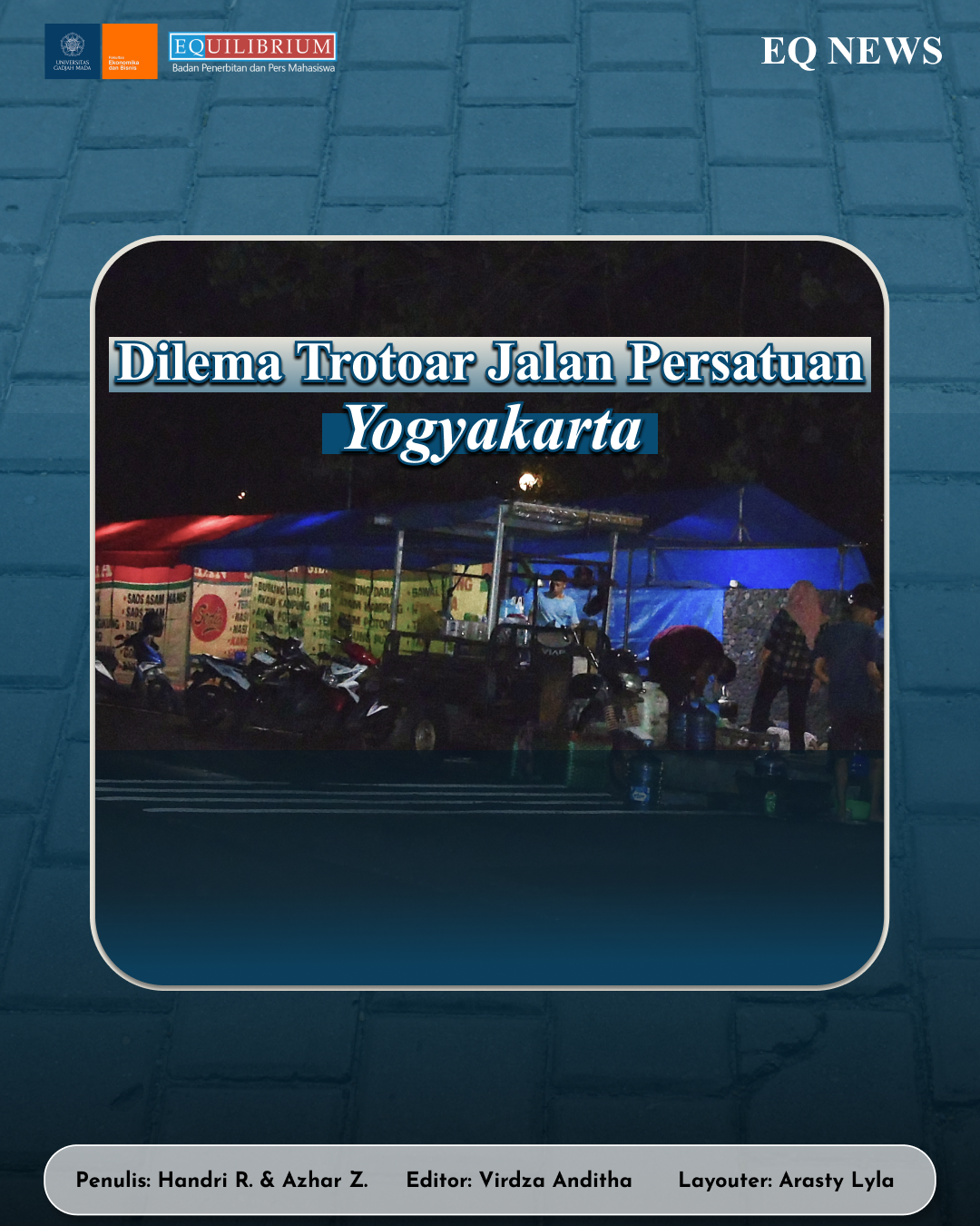 Dilema Trotoar Jalan Persatuan, Yogyakarta
