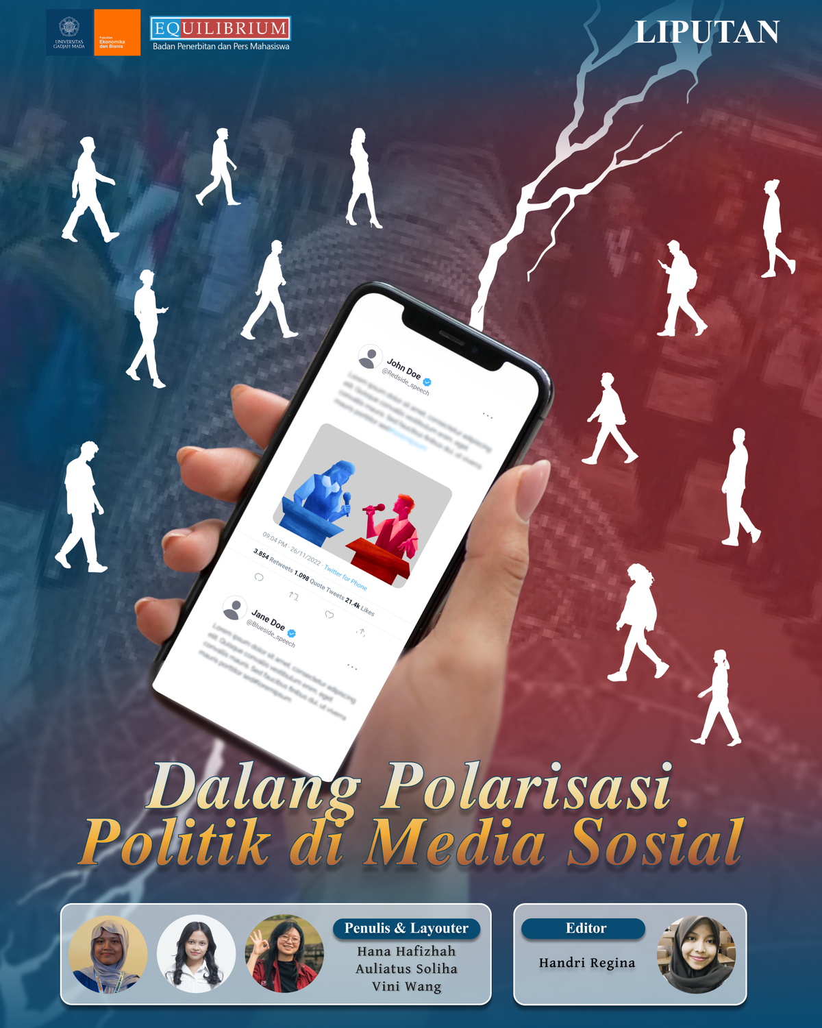Dalang Polarisasi Politik di Media Sosial