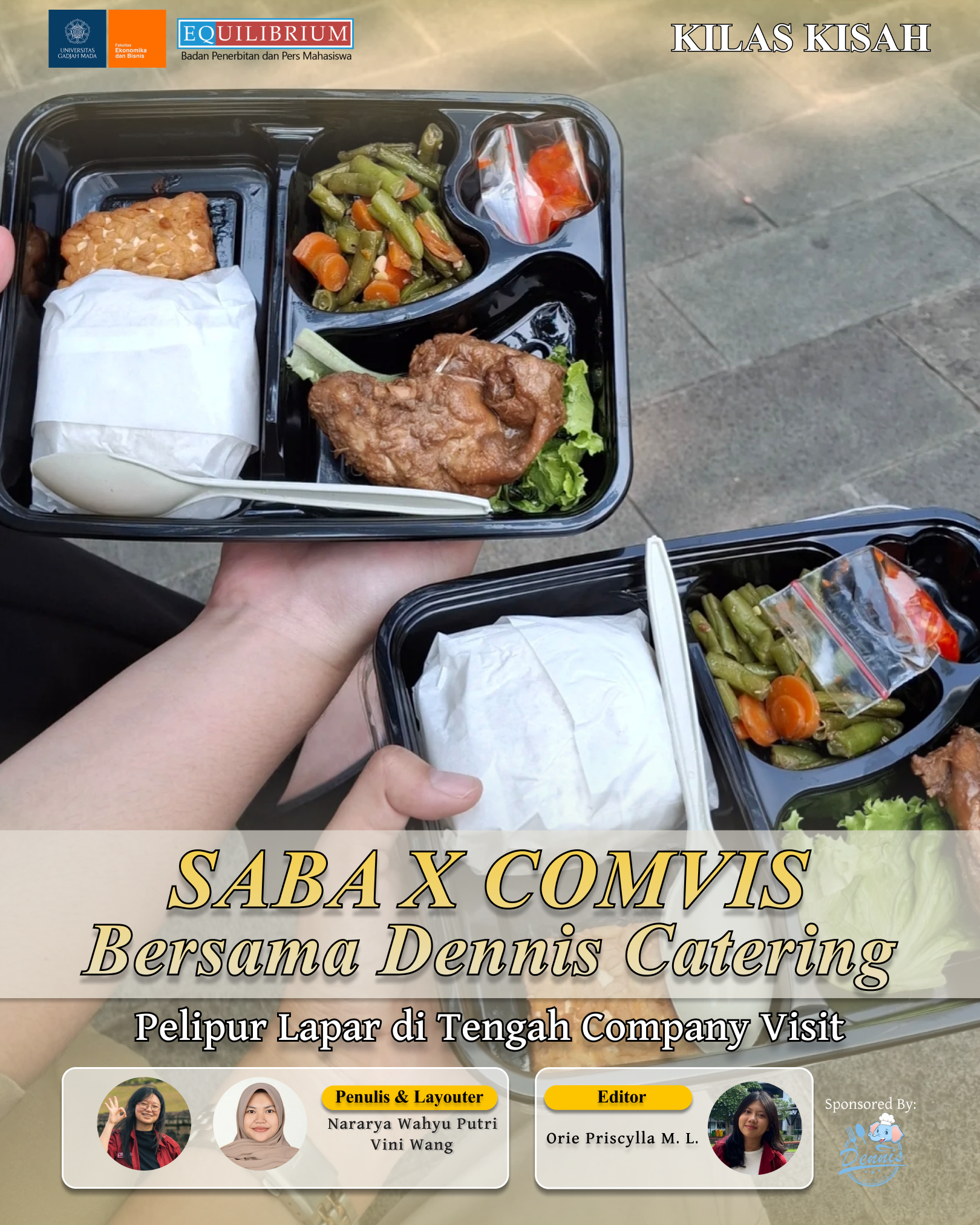 SABA X COMVIS Bersama Dennis Catering: Pelipur Lapar di Tengah Company Visit