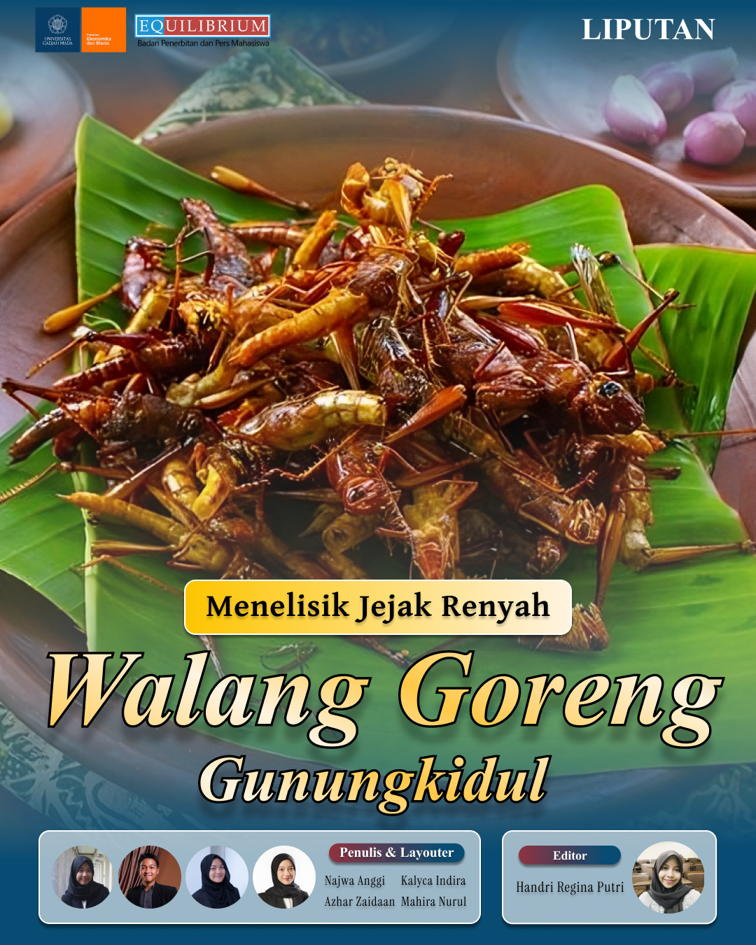 Menelisik Jejak Renyah Walang Goreng Gunungkidul