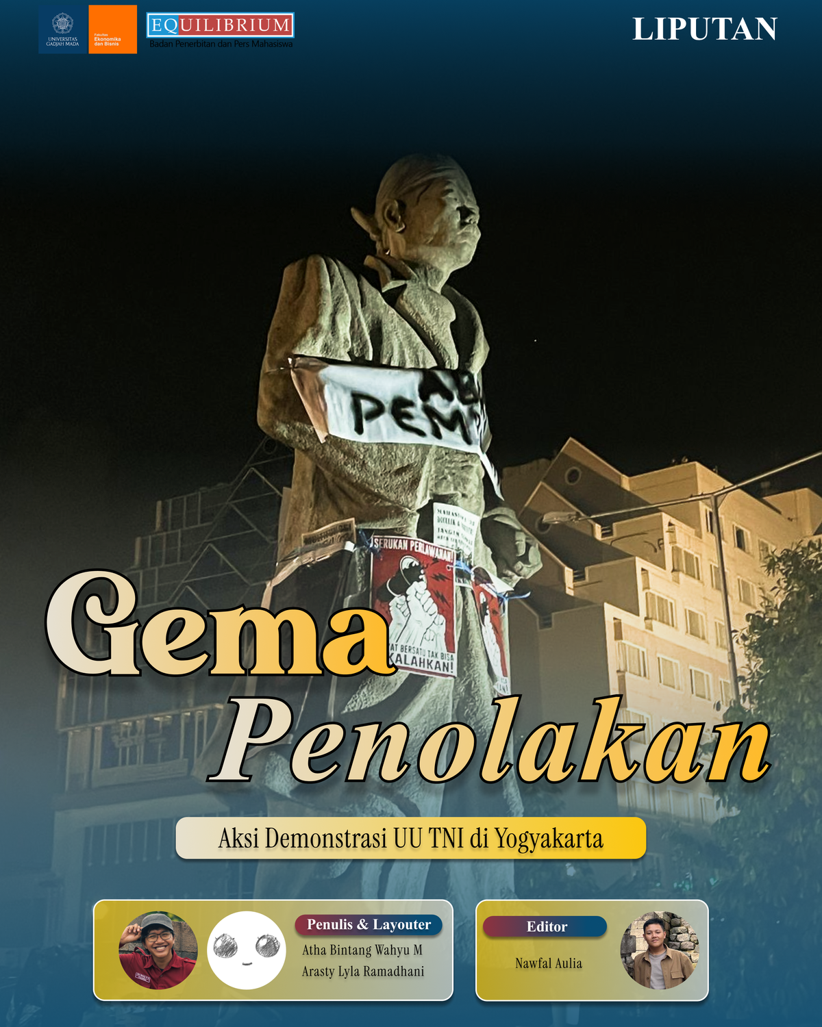 GEMA PENOLAKAN: AKSI DEMONSTRASI UU TNI DI YOGYAKARTA