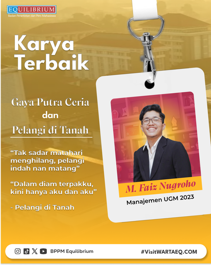 Gaya Putra Ceria & Pelangi di Tanah