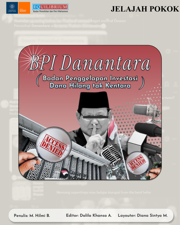 BPI (Badan Penggelapan Investasi) Danantara (Dana Hilang tak Kentara)