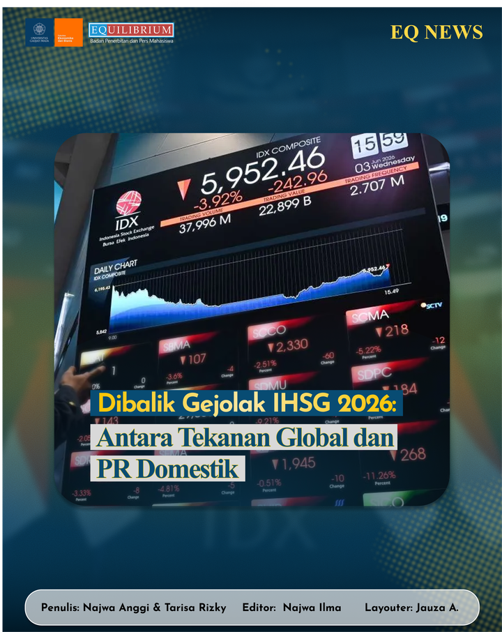 Di Balik Gejolak IHSG 2026: Antara Tekanan Global dan PR Domestik