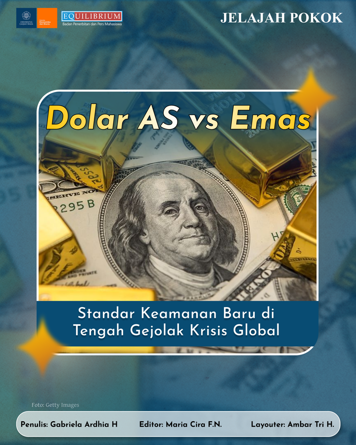 Dolar AS vs Emas: Standar Keamanan Baru di Tengah Gejolak Krisis Global