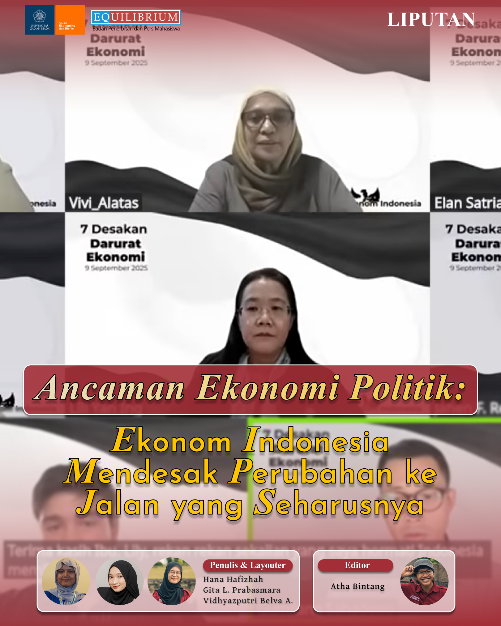 Ancaman Ekonomi Politik: Ekonom Indonesia Mendesak Perubahan ke Jalan yang Seharusnya