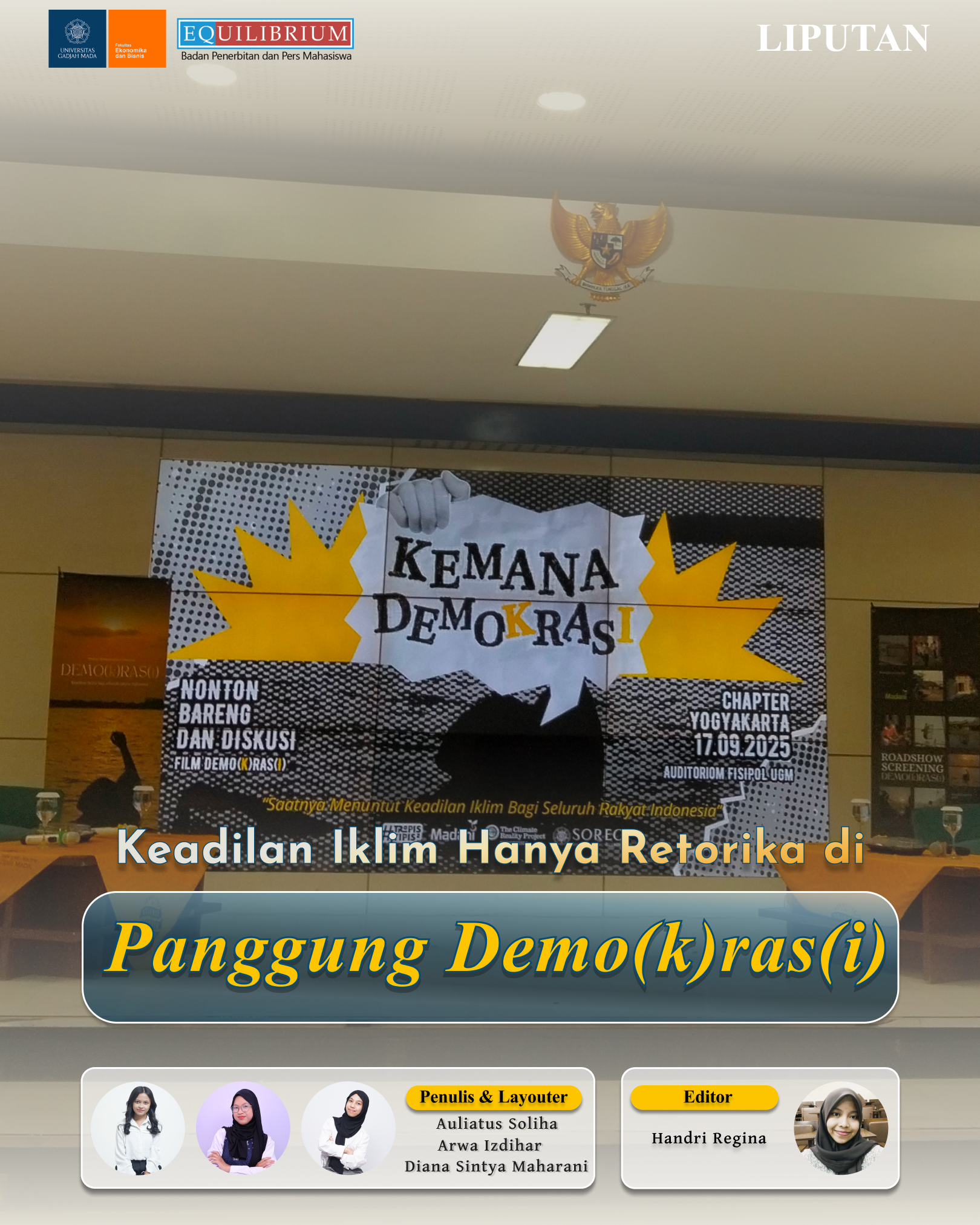 Keadilan Iklim Hanya Retorika di Panggung Demo(k)ras(i)