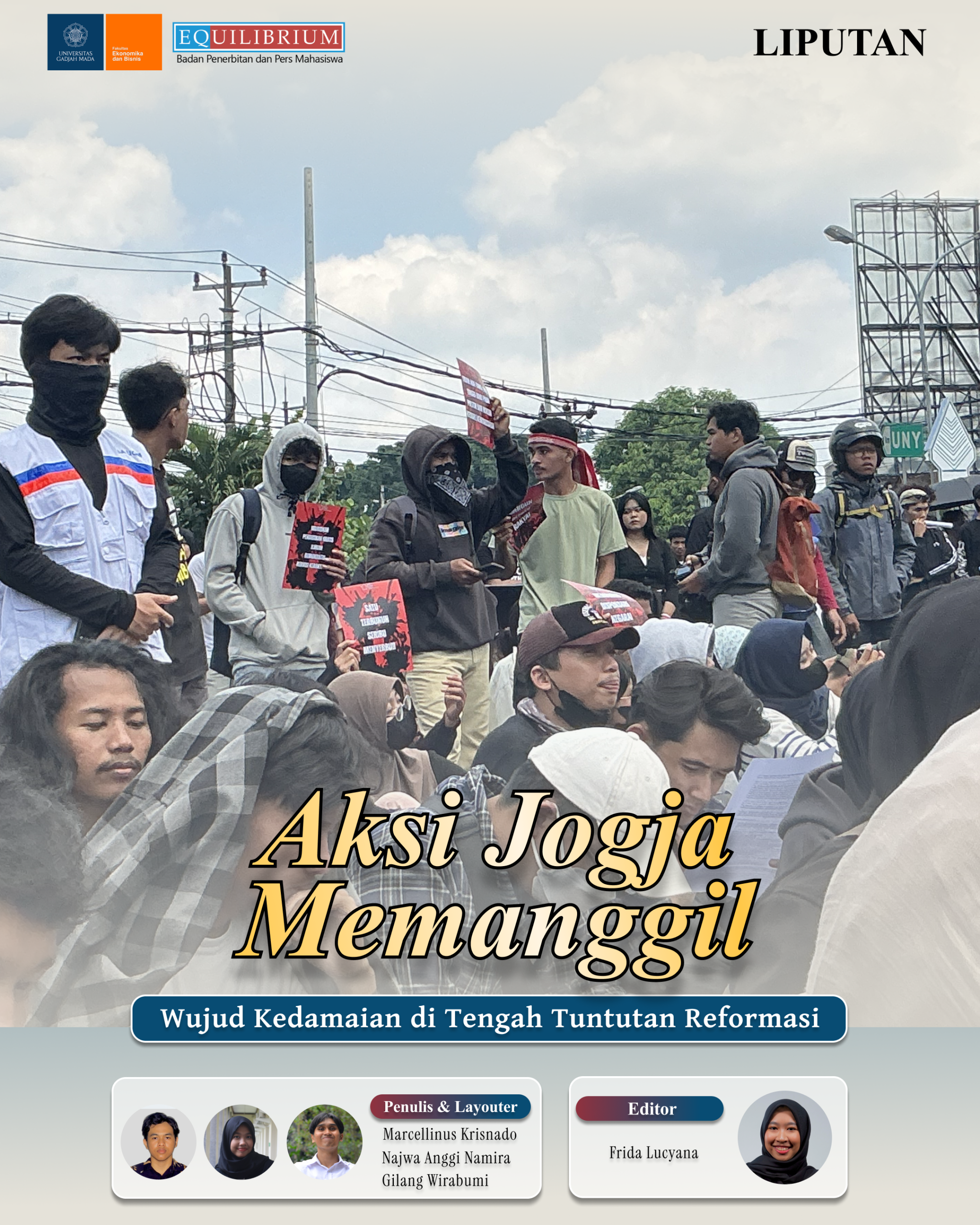 Aksi Jogja Memanggil, Wujud Kedamaian di Tengah Tuntutan Reformasi
